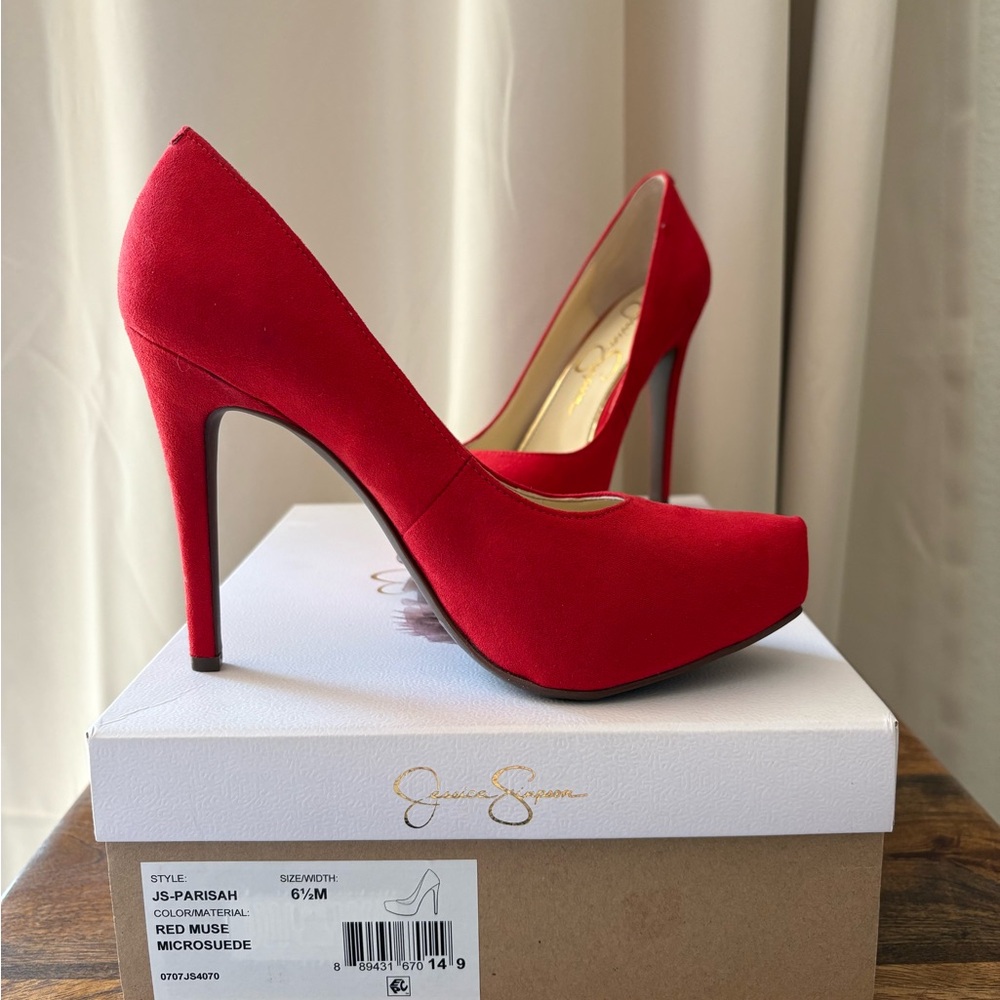 Jessica Simpson Red High Heels
